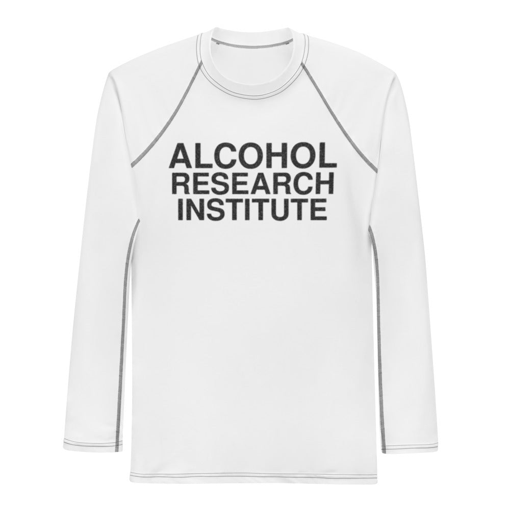 Alcohol Research Institute | Funny Vintage Rash Guard flat tight v3