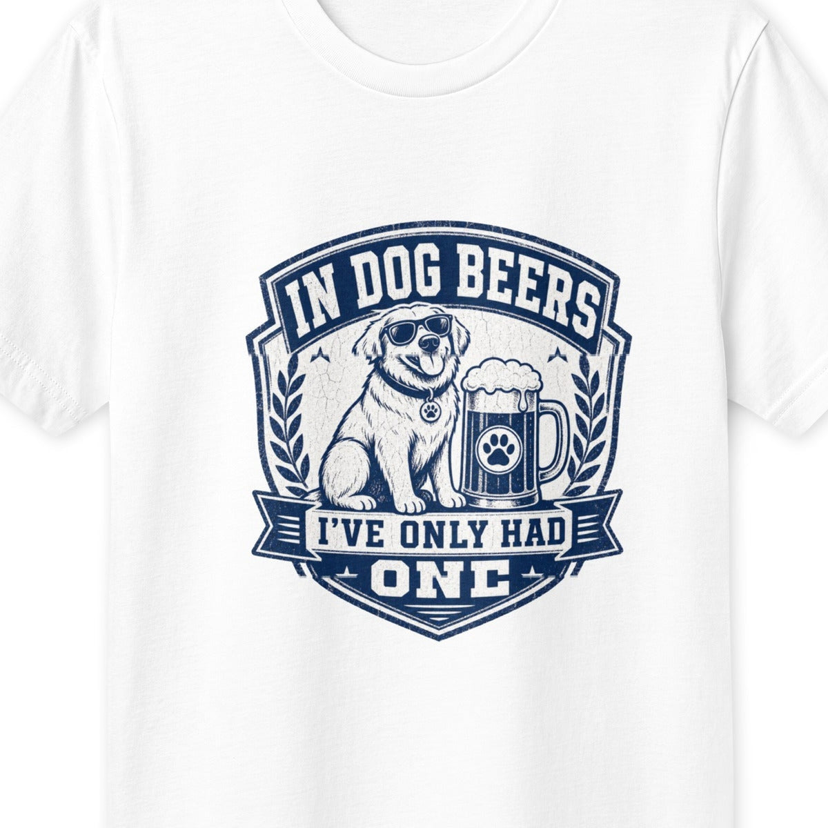 Dog Beers tee fill-chest