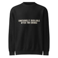 Emotionally Available After Two Drinks | Funny Vintage Crewneck