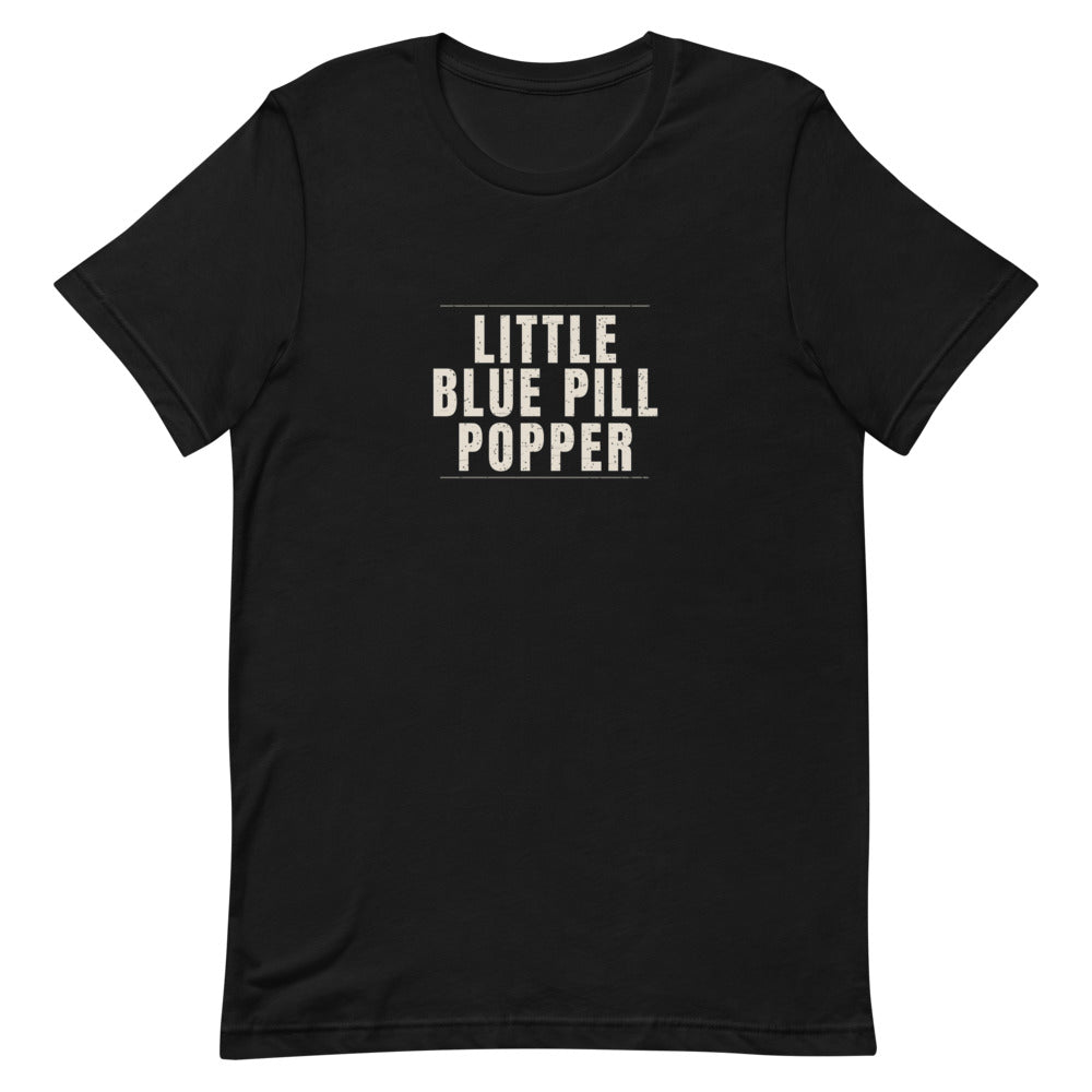 Little Blue Pill Popper | Funny Vintage T-Shirt