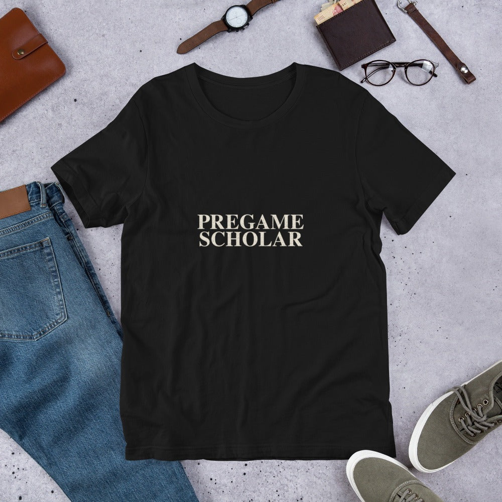 Pregame Scholar black cream flat lay