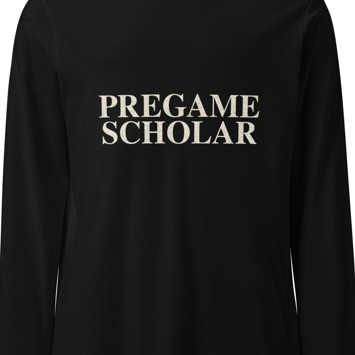 Pregame LS cream chest zoom