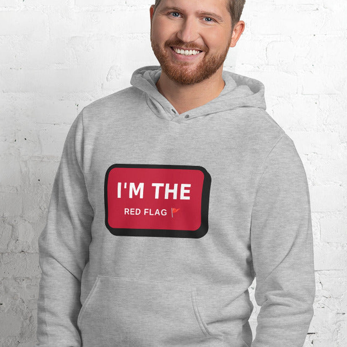 Red Flag hoodie fill-chest